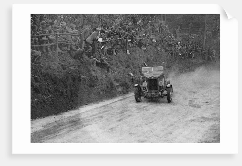 Lea-Francis Hyper competing in the Shelsley Walsh Amateur Hillclimb, Worcestershire, 1929 by Bill Brunell