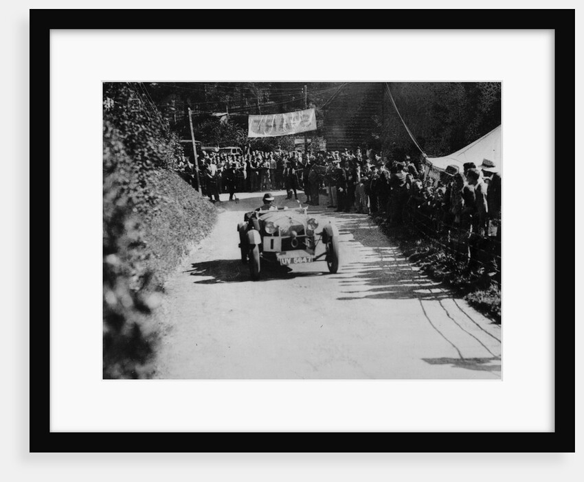 Alfa Romeo competing in the Shelsley Walsh Amateur Hillclimb, Worcestershire, 1929 by Bill Brunell