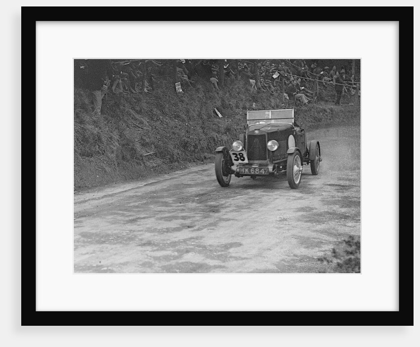 Lea-Francis Hyper competing in the Shelsley Walsh Amateur Hillclimb, Worcestershire, 1929 by Bill Brunell
