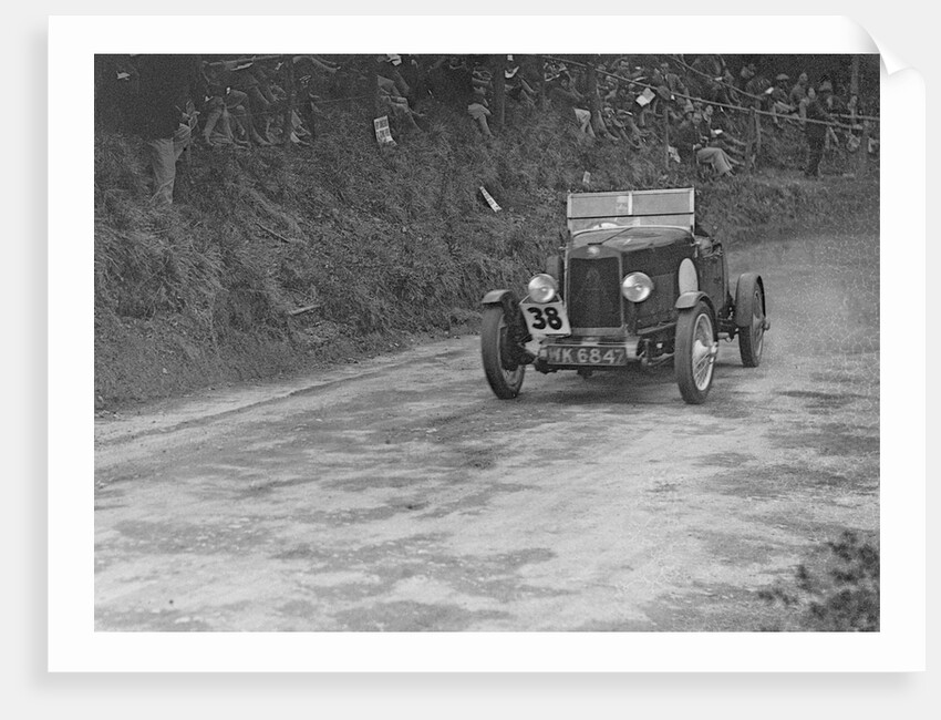 Lea-Francis Hyper competing in the Shelsley Walsh Amateur Hillclimb, Worcestershire, 1929 by Bill Brunell