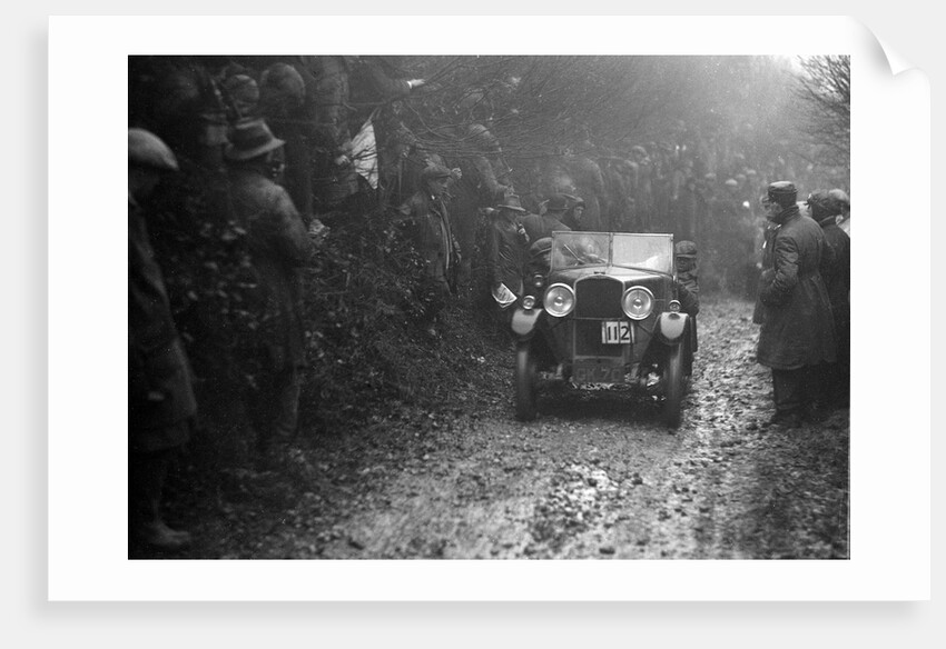 Triumph of BA Roy competing in the MCC Exeter Trial, 1930 by Bill Brunell