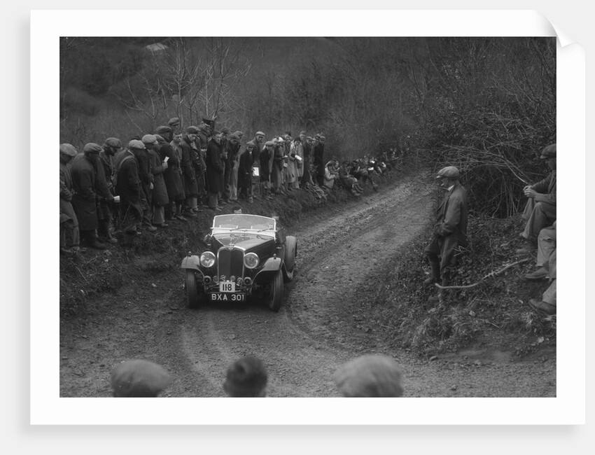 Triumph of HF Burt competing in the MCC Lands End Trial, 1935 by Bill Brunell