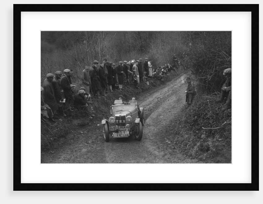MG NA Magnette of N Lloyd competing in the MCC Lands End Trial, 1935 by Bill Brunell