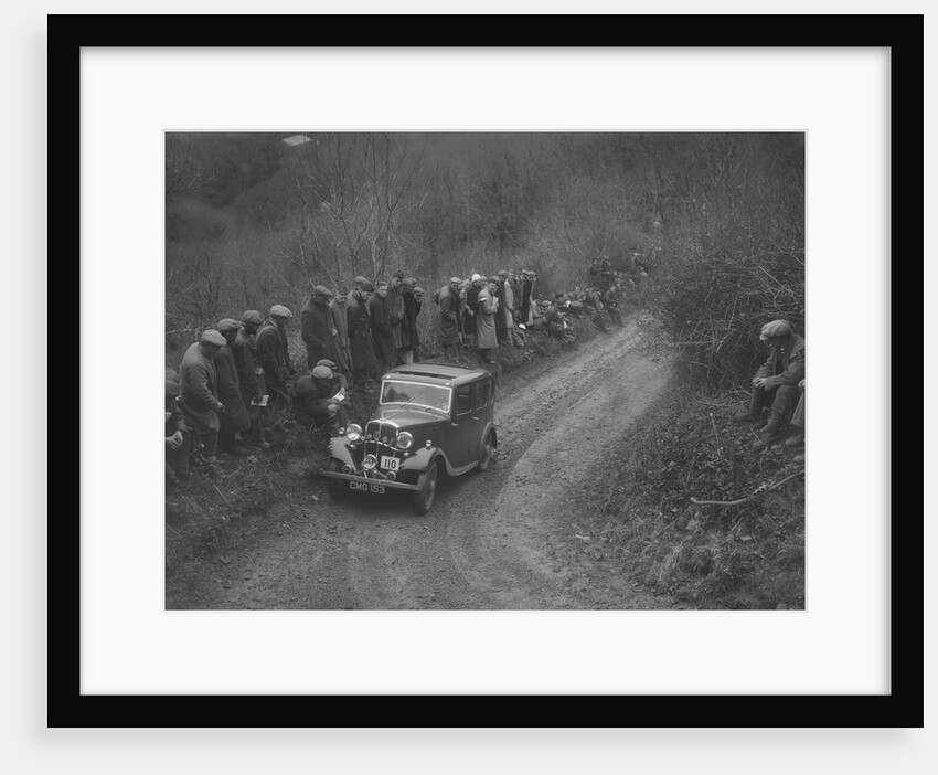 Standard saloon of AJ Borkett competing in the MCC Lands End Trial, 1935 by Bill Brunell