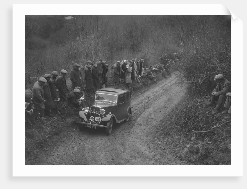 Standard saloon of AJ Borkett competing in the MCC Lands End Trial, 1935 by Bill Brunell