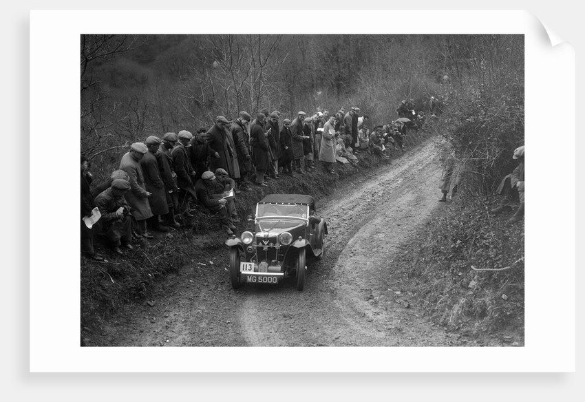 MG Special of HG Symmons competing in the MCC Lands End Trial, 1935 by Bill Brunell