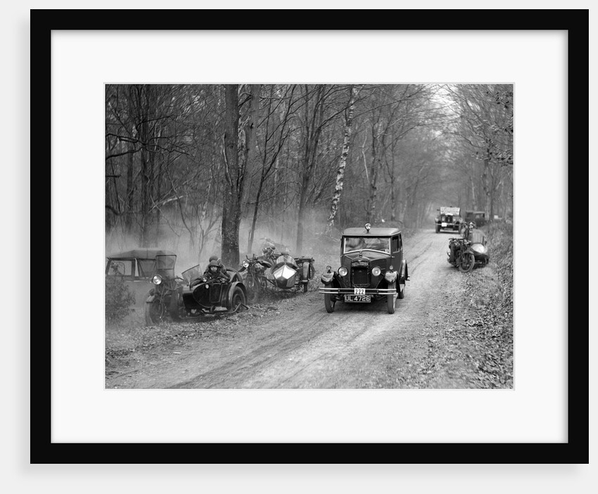 Riley Monaco of CD Allen competing in the Sunbeam Motor Car Club Bognor Trial, 1929 by Bill Brunell