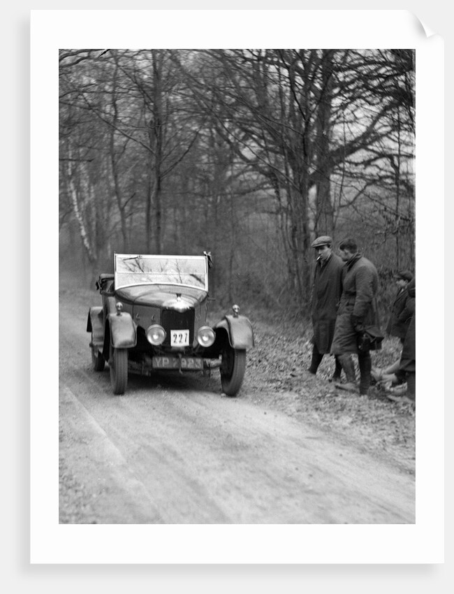AC tourer competing in the Sunbeam Motor Car Club Bognor Trial, 1929 by Bill Brunell