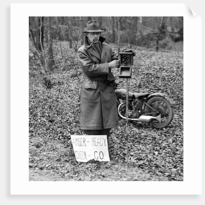 Starter at the Sunbeam Motor Car Club Bognor Trial, 1929 by Bill Brunell