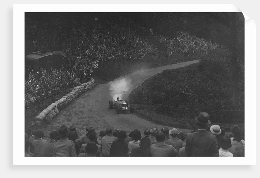Riley Racing Six of Freddie Dixon competing in the Shelsley Walsh Hillclimb, Worcestershire, 1935 by Bill Brunell