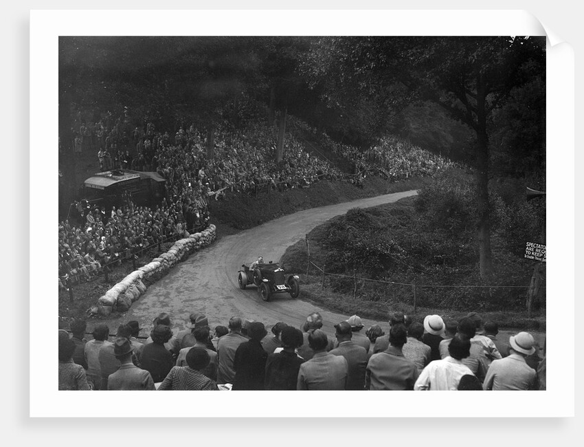 Alvis competing in the Shelsley Walsh Hillclimb, Worcestershire, 1935 by Bill Brunell