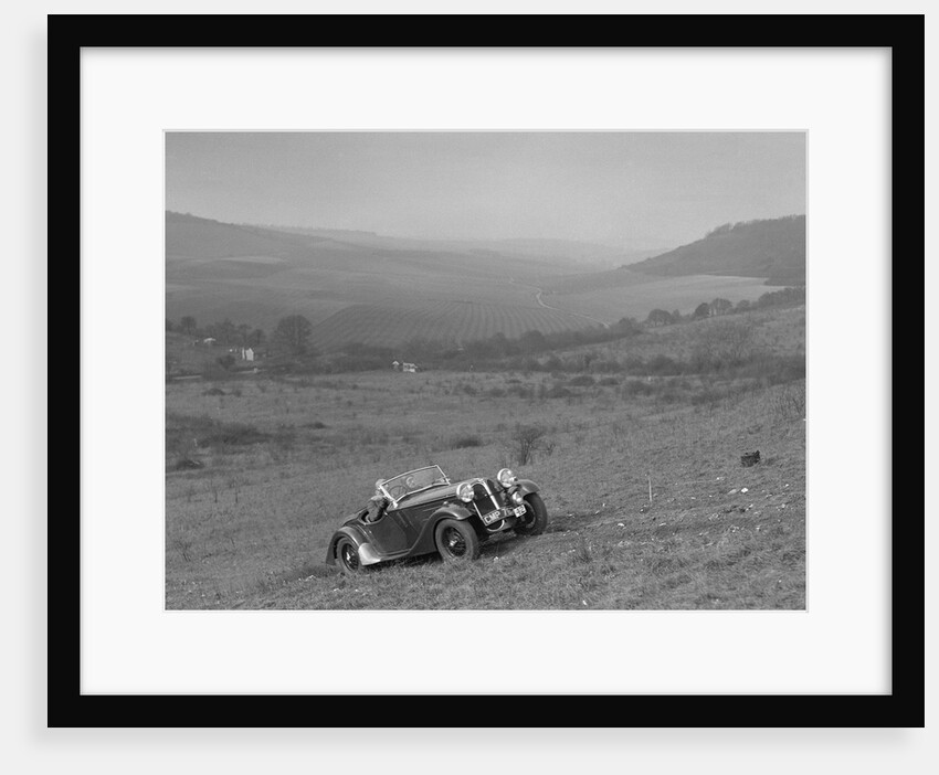 Frazer-Nash BMW 319 competing in the London Motor Club Coventry Cup Trial, Knatts Hill, Kent, 1938 by Bill Brunell