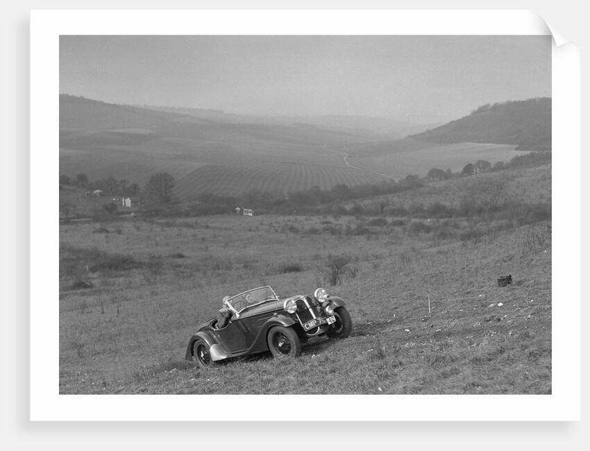 Frazer-Nash BMW 319 competing in the London Motor Club Coventry Cup Trial, Knatts Hill, Kent, 1938 by Bill Brunell
