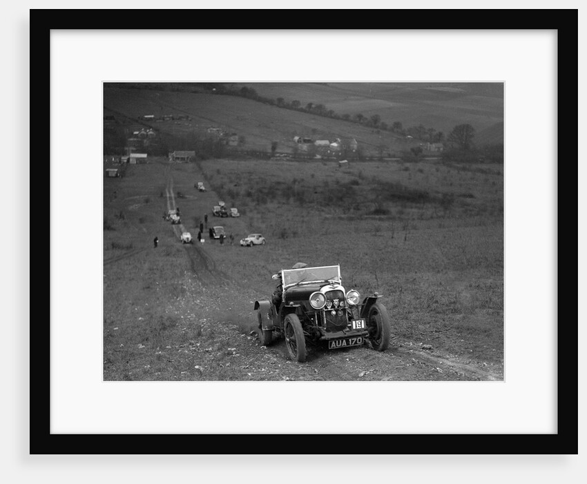Lagonda Rapier competing in the London Motor Club Coventry Cup Trial, Knatts Hill, Kent, 1938 by Bill Brunell