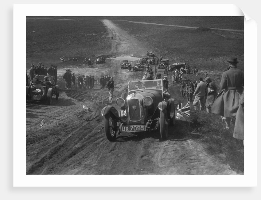 1930 Salmson competing in a motoring trial, Bagshot Heath, Surrey, 1930s by Anonymous