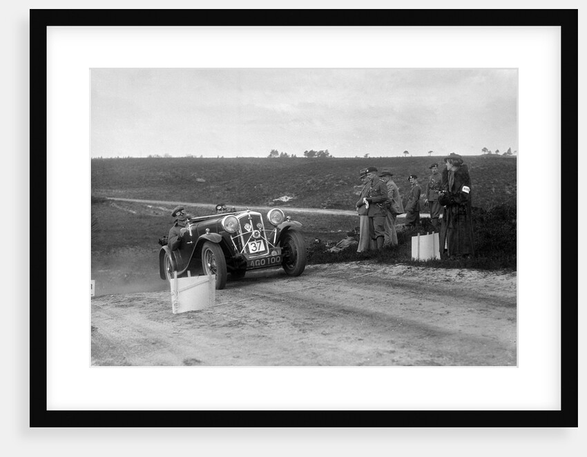 1933 Wolseley Hornet Special competing in a motoring trial, Bagshot Heath, Surrey, 1930s by Bill Brunell