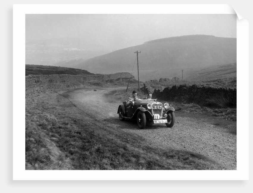 Singer Le Mans of WK Elliott competing in the Sunbac Inter-Club Team Trial, 1935 by Bill Brunell
