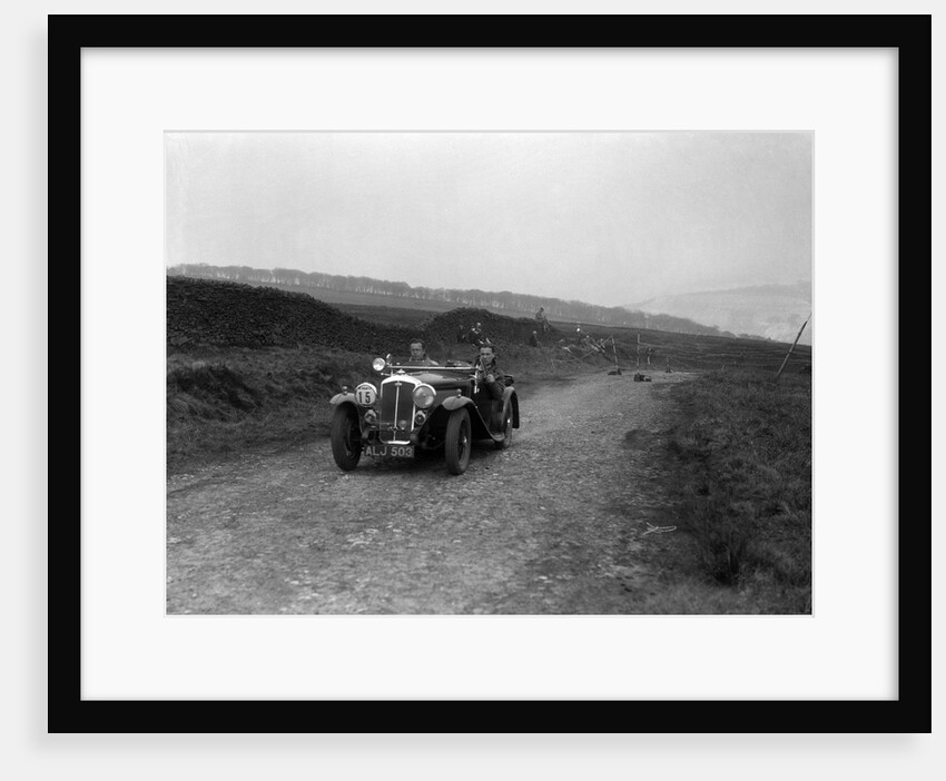 Wolseley Hornet of S Whitelock competing in the Sunbac Inter-Club Team Trial, 1935 by Bill Brunell