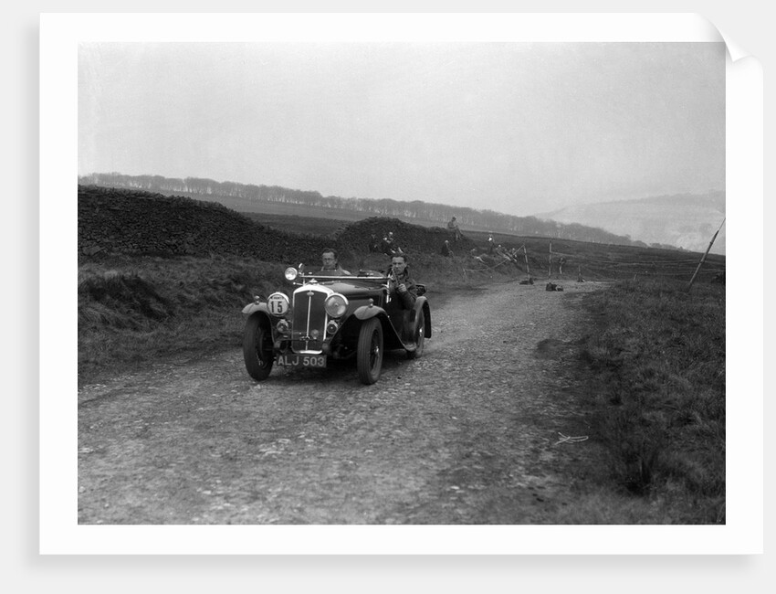 Wolseley Hornet of S Whitelock competing in the Sunbac Inter-Club Team Trial, 1935 by Bill Brunell