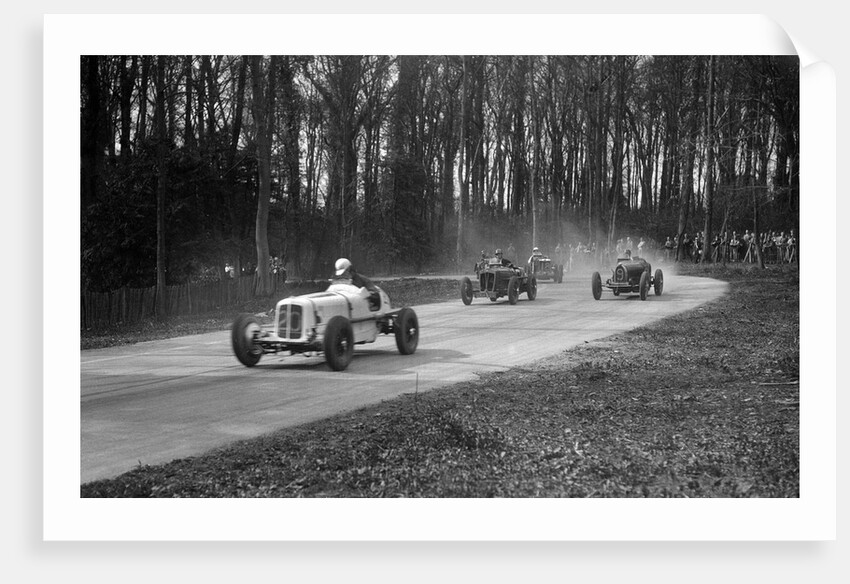 ERA, Vale Special of Ian Connell, Bugatti and MG Q type, Donington Park, Leicestershire, c1930s by Bill Brunell