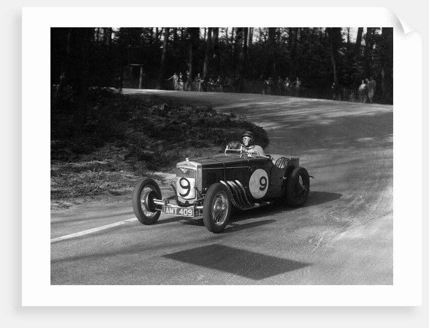 Frazer-Nash TT replica of G Casswell racing at Donington Park, Leicestershire, 1935 by Bill Brunell