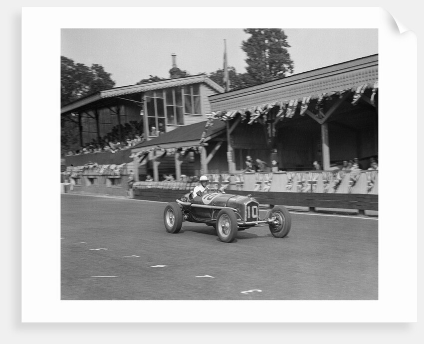 Alfa Romeo Monza of Kenneth Evans racing at Crystal Palace, London, 1939 by Bill Brunell