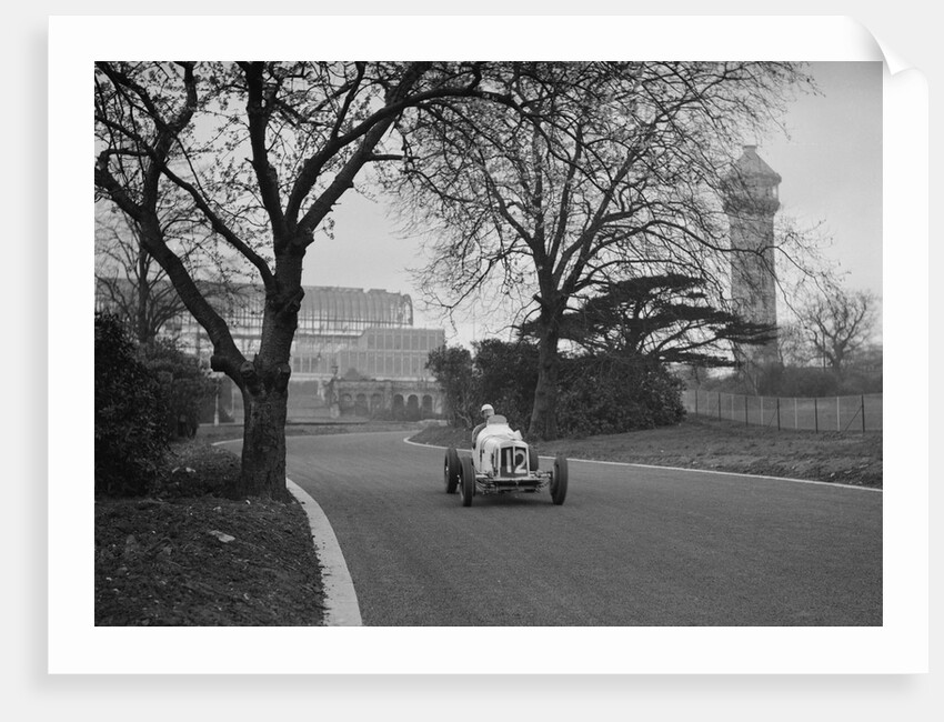 ERA of Arthur Dobson racing at Crystal Palace, London, 1939 by Bill Brunell