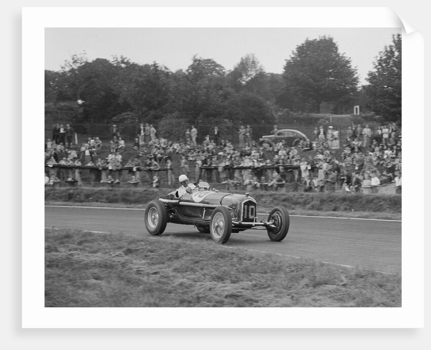 Alfa Romeo Monza of Kenneth Evans racing at Crystal Palace, London, 1939 by Bill Brunell
