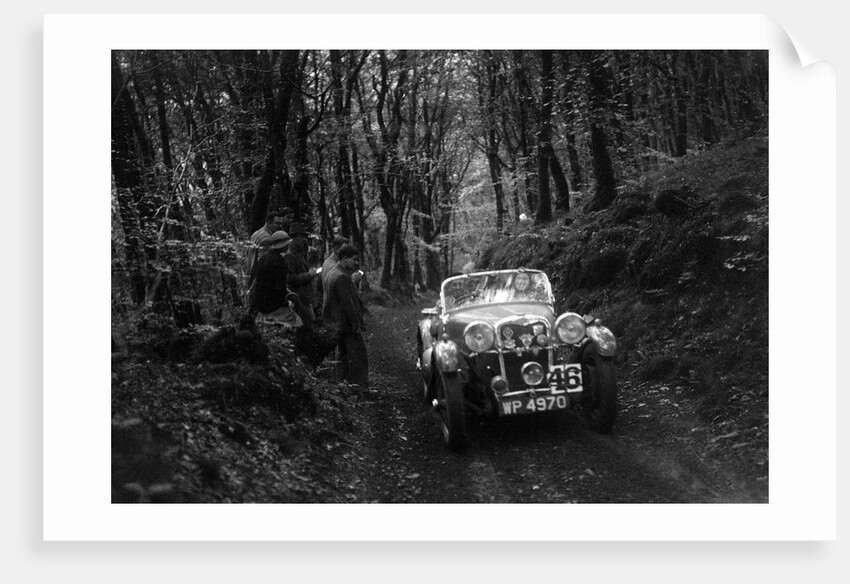 Singer Le Mans competing in the Mid Surrey AC Barnstaple Trial, 1934 by Bill Brunell