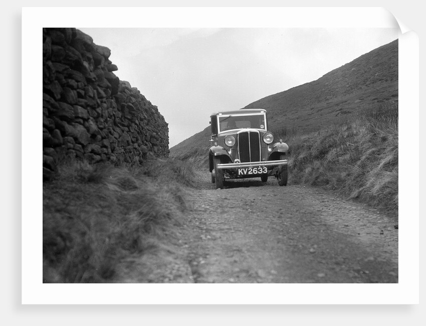Kitty Brunell road testing a Standard Little Twelve saloon, c1932 by Bill Brunell
