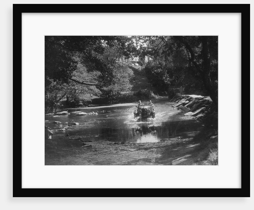Lea-Francis competing in the Mid Surrey AC Barnstaple Trial, Tarr Steps, Exmoor, 1934 by Bill Brunell