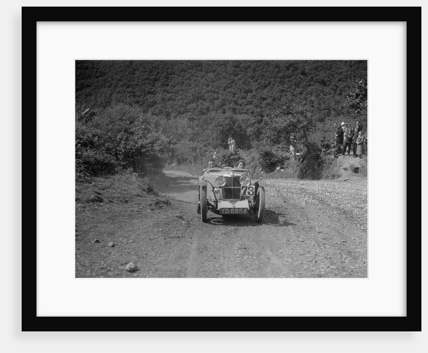 MG J2 competing in the Mid Surrey AC Barnstaple Trial, Beggars Roost, Devon, 1934 by Bill Brunell