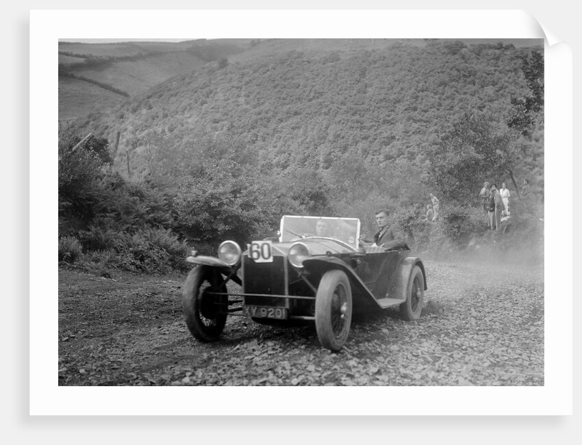 Lancia Lambda open tourer at the Mid Surrey AC Barnstaple Trial, Beggars Roost, Devon, 1934 by Bill Brunell