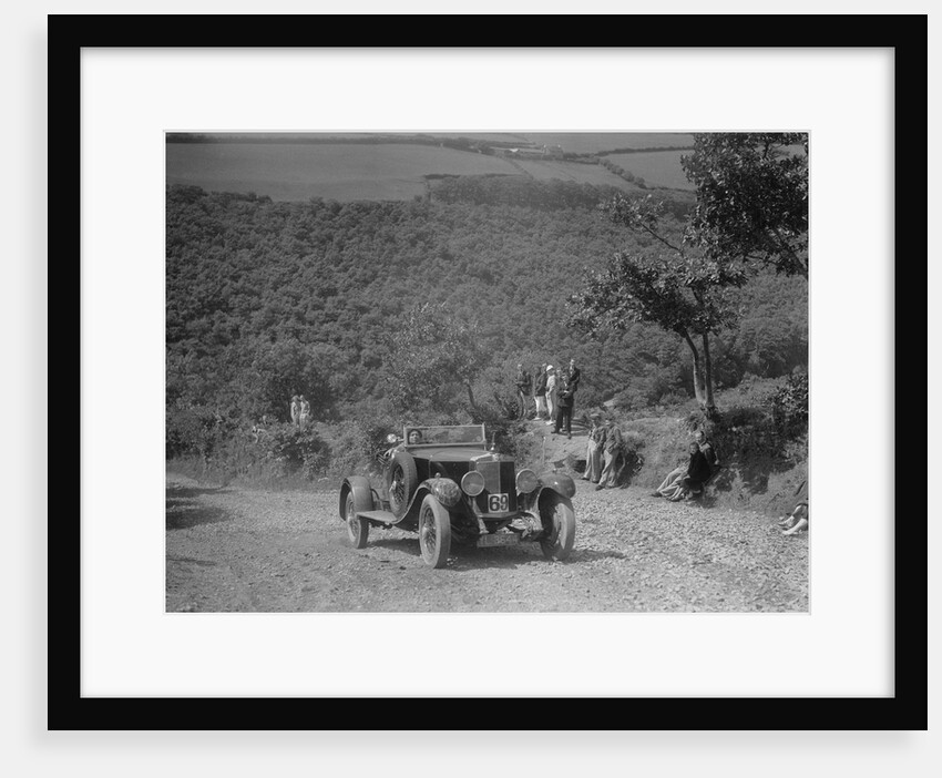 Alfa Romeo RL competing in the Mid Surrey AC Barnstaple Trial, Beggars Roost, Devon, 1934 by Bill Brunell