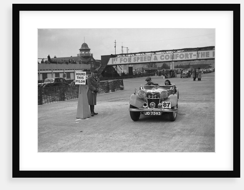 Riley Lynx competing in the JCC Rally, Brooklands, Surrey, 1939 by Bill Brunell