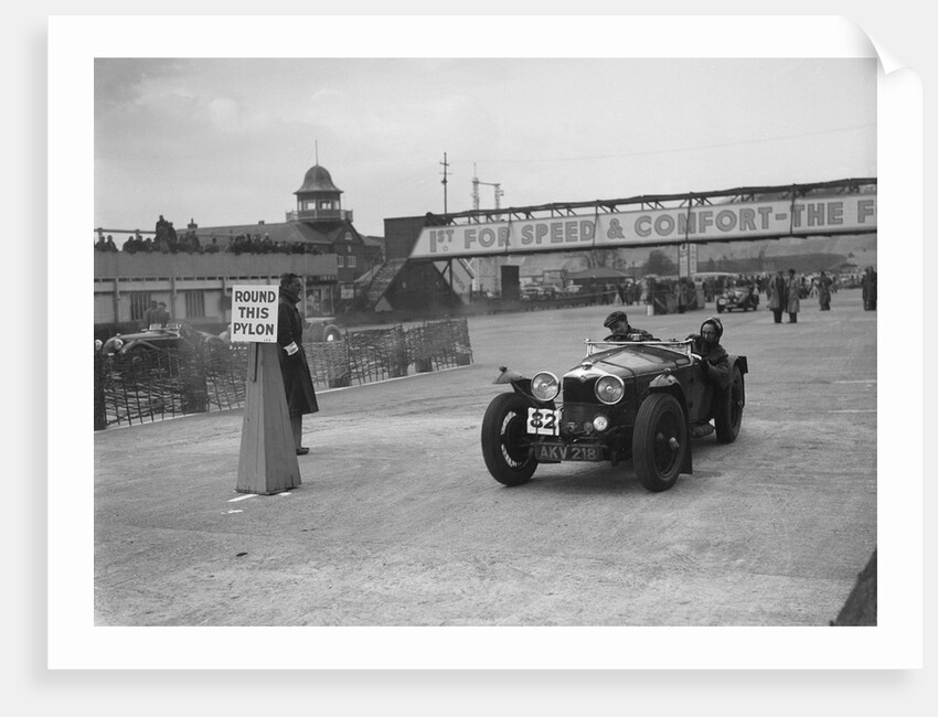 Riley Sprite competing in the JCC Rally, Brooklands, Surrey, 1939 by Bill Brunell