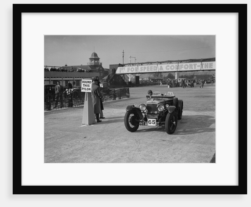 Frazer-Nash competing in the JCC Rally, Brooklands, Surrey, 1939 by Bill Brunell