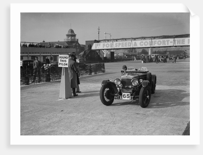 Frazer-Nash competing in the JCC Rally, Brooklands, Surrey, 1939 by Bill Brunell