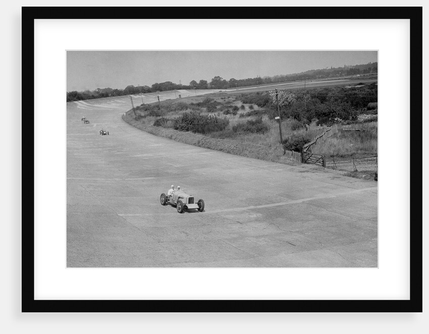 RJ Munday's Munday Special on Byfleet Banking, BARC meeting, Brooklands, Surrey, 1933 by Bill Brunell