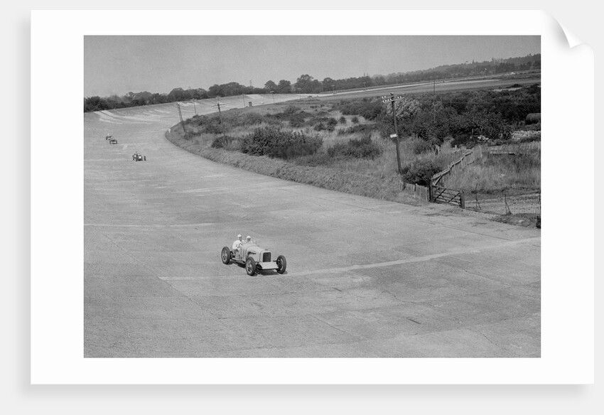 RJ Munday's Munday Special on Byfleet Banking, BARC meeting, Brooklands, Surrey, 1933 by Bill Brunell