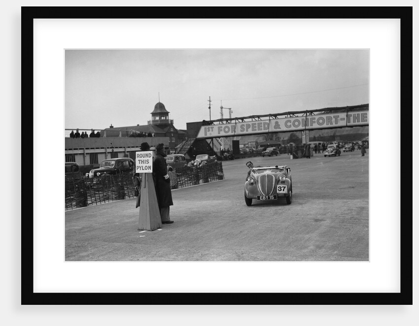 AC Westwood's Fiat Smith Special competing in the JCC Rally, Brooklands, Surrey, 1939 by Bill Brunell