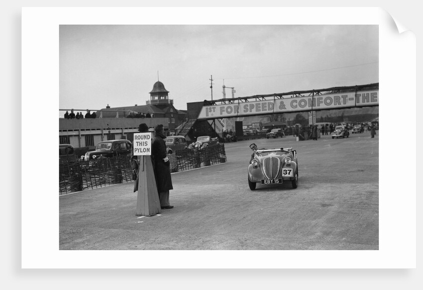 AC Westwood's Fiat Smith Special competing in the JCC Rally, Brooklands, Surrey, 1939 by Bill Brunell