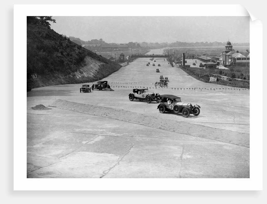 BARC 6-Hour Race, Brooklands, Surrey, 1929, by Bill Brunell