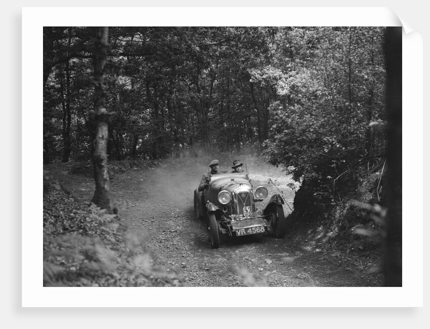 Salmson taking part in a motoring trial, c1930s by Bill Brunell