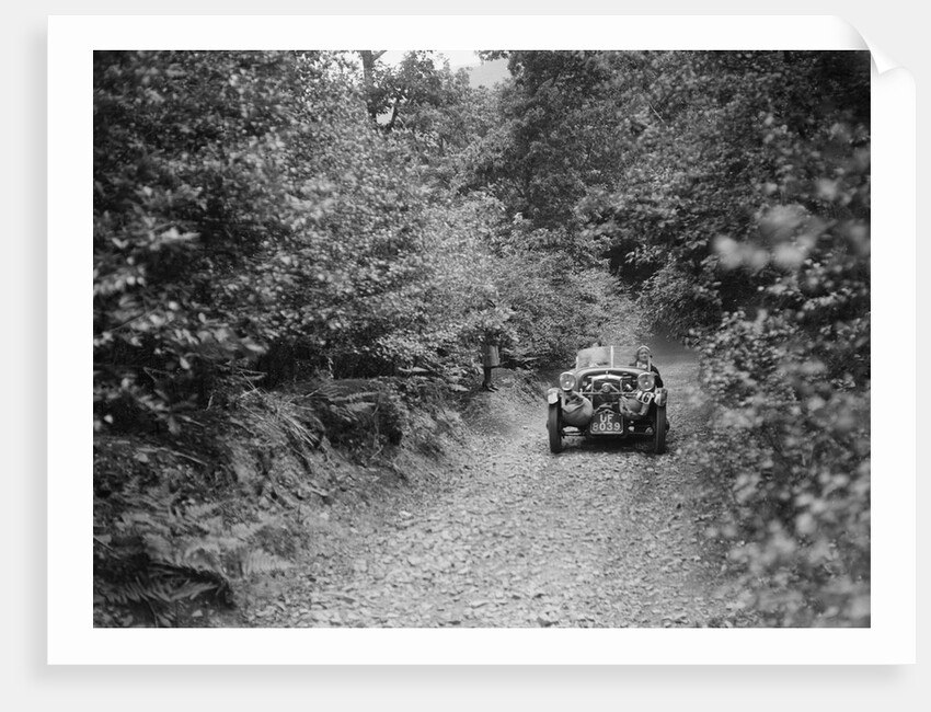 BSA car taking part in a motoring trial, c1930s by Bill Brunell