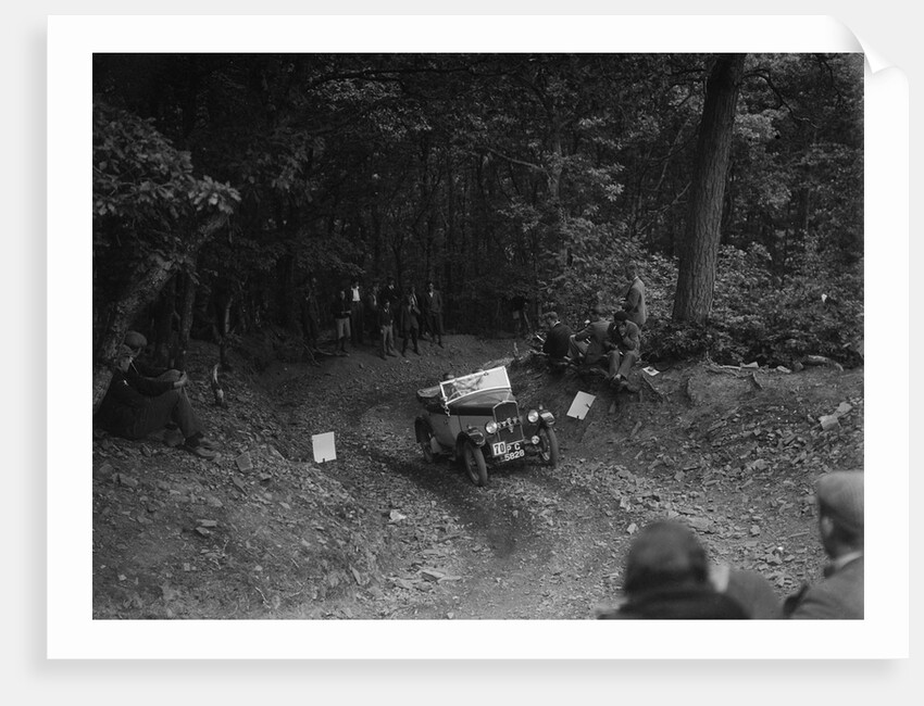 Triumph taking part in a motoring trial, c1930s by Bill Brunell