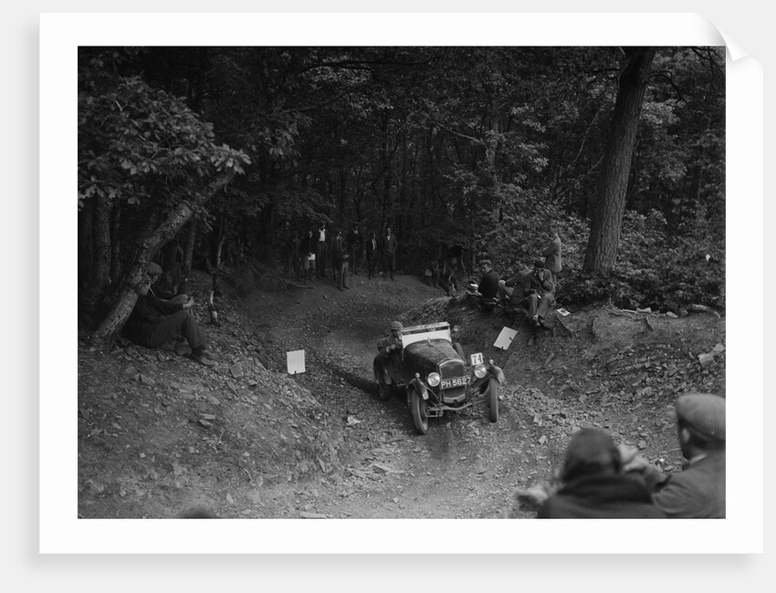 Frazer-Nash Vitesse taking part in a motoring trial, c1930s by Bill Brunell