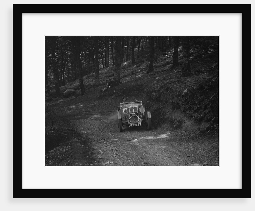Wolseley Hornet of ARC Rigby taking part in a motoring trial, c1930s by Bill Brunell