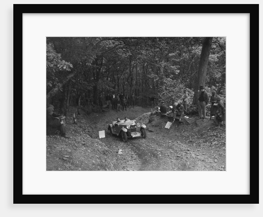 Riley Lynx taking part in a motoring trial, c1930s by Bill Brunell