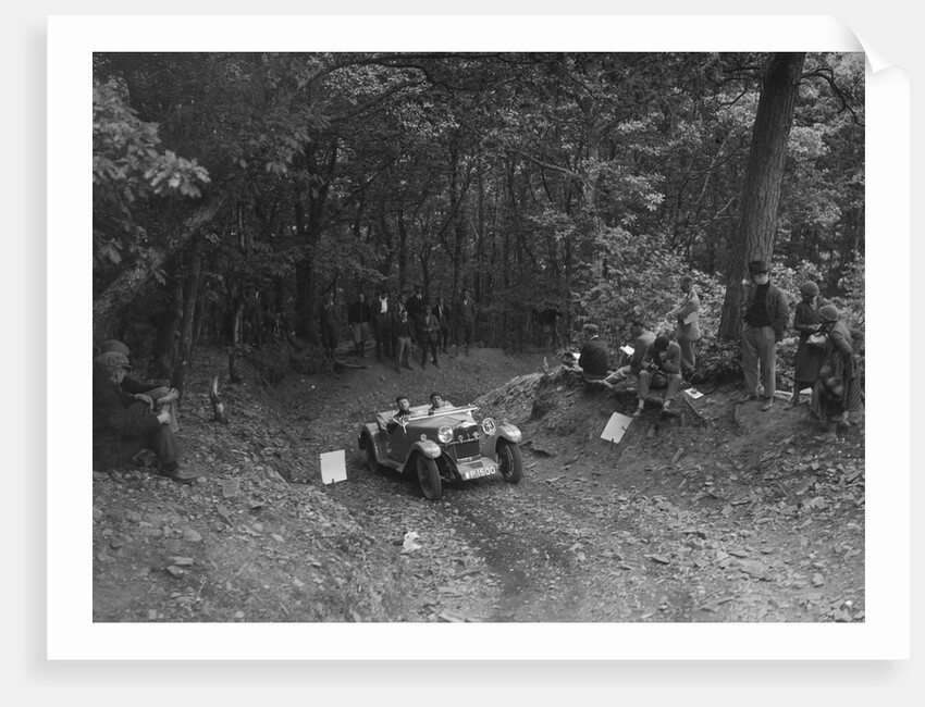 Riley Lynx taking part in a motoring trial, c1930s by Bill Brunell